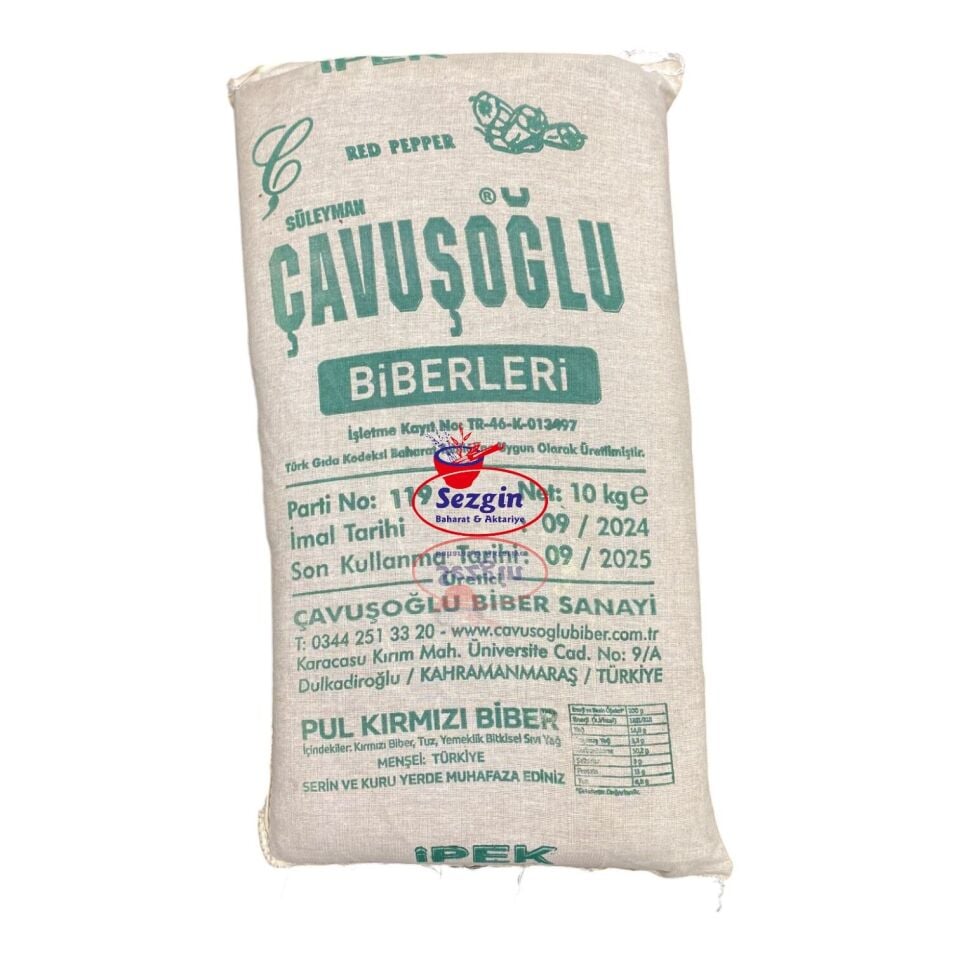 ÇAVUŞOĞLU İPEK BİBER X10KG
