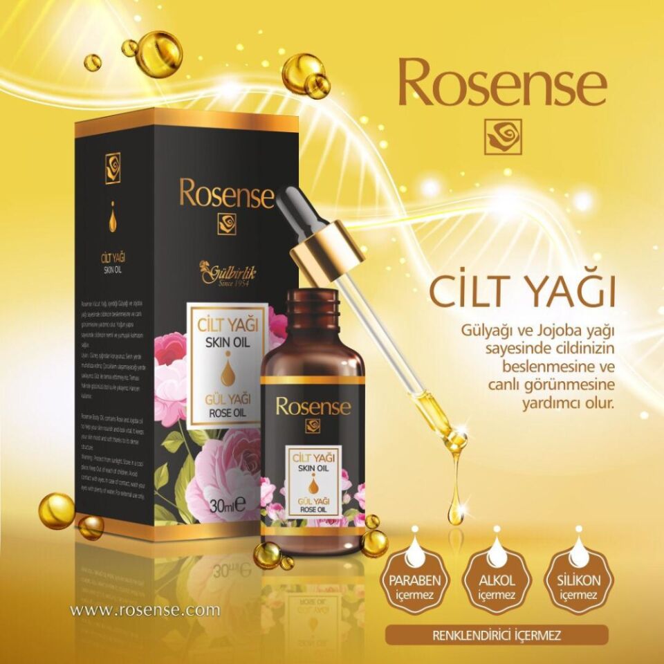Cilt Yağı - 30 ml | Rosense®