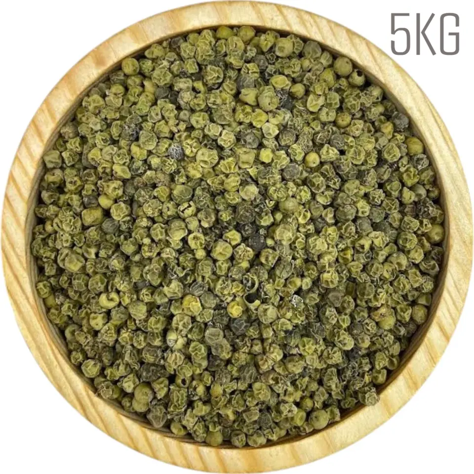 Sezgin Baharat Toptan Tane Yeşilbiber - Yeşil Karabiber 5KG