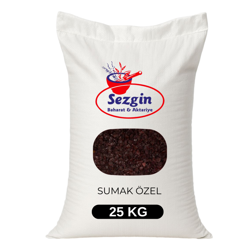 Sezgin Baharat Toptan Özel  Yaprak Sumak 25KG