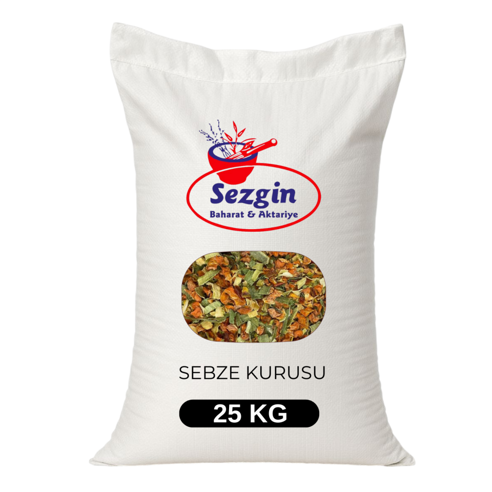 Sezgin Baharat Toptan Karışık Sebze Kurusu 25KG
