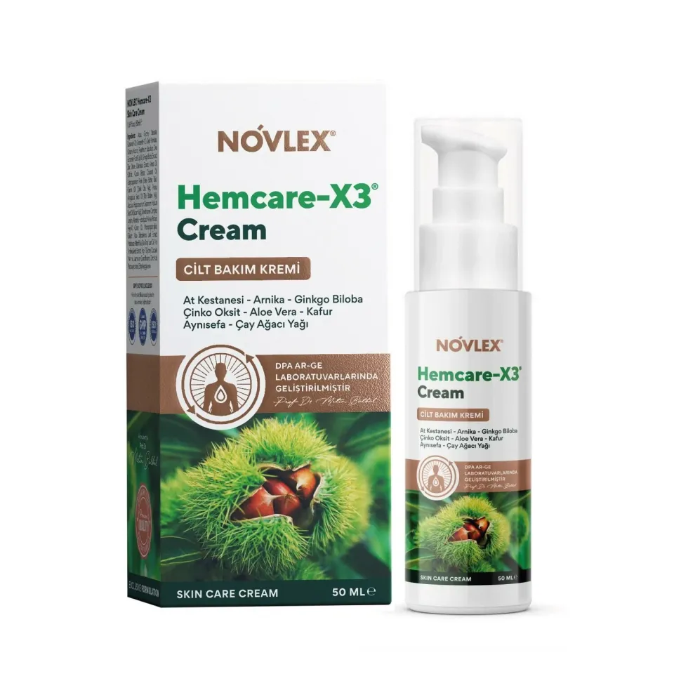 Novlex Hemcare -X3 - Cilt Bakım Kremi 50ml
