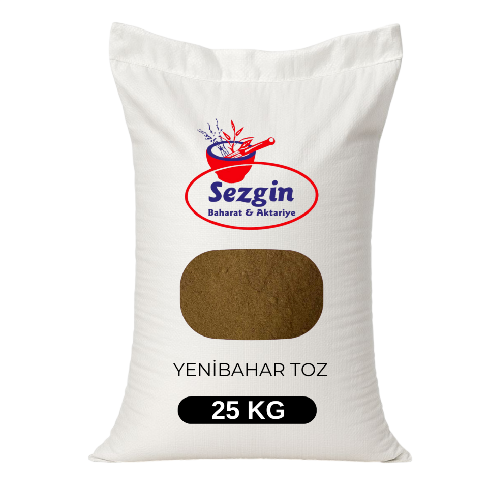 Sezgin Baharat Toptan Öğütülmüş Yenibahar - Toz Yenibahar 25KG
