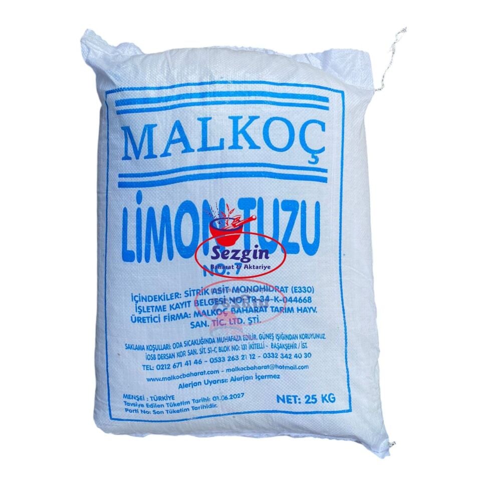 LİMON TUZU KRİSTAL X25 KG