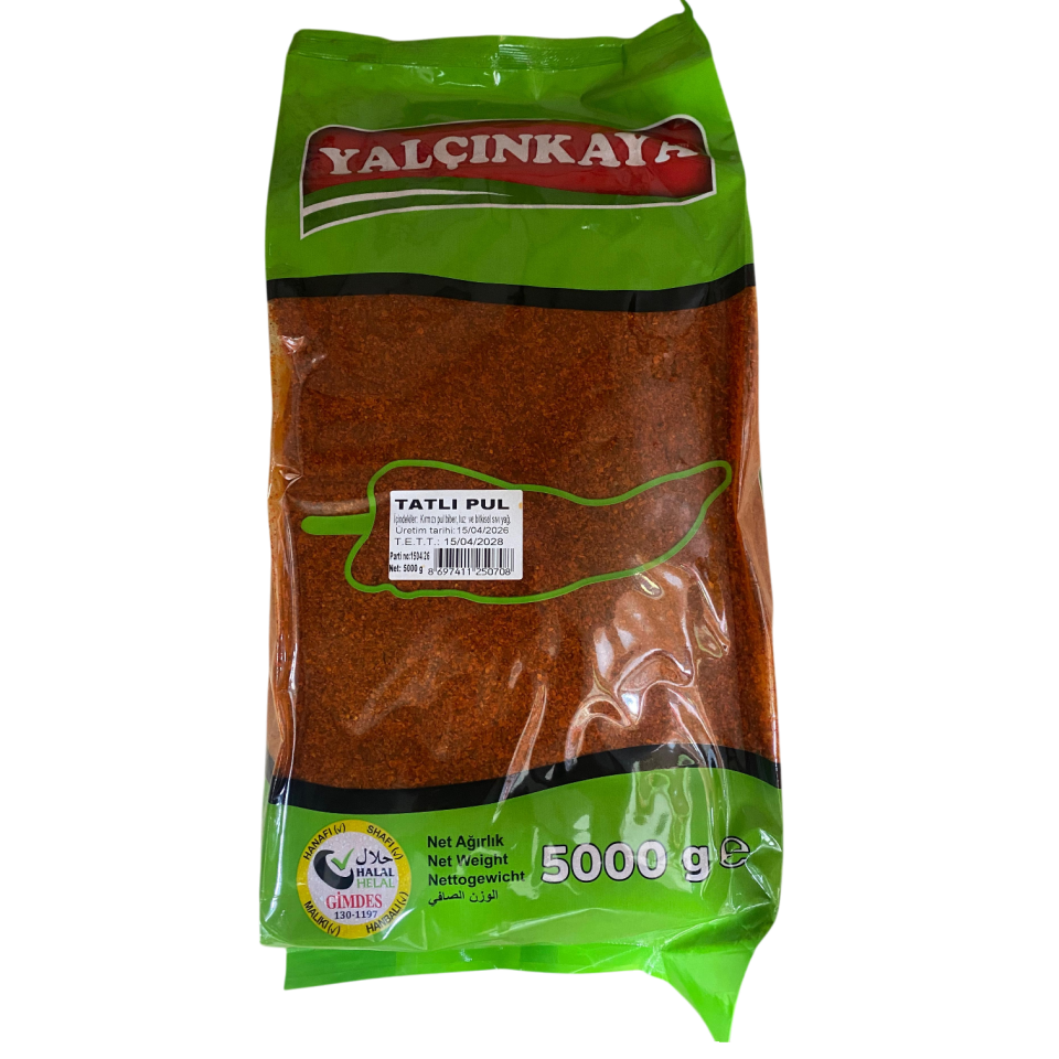 Yalçınkaya Toptan Tatlı Pulbiber  5 KG