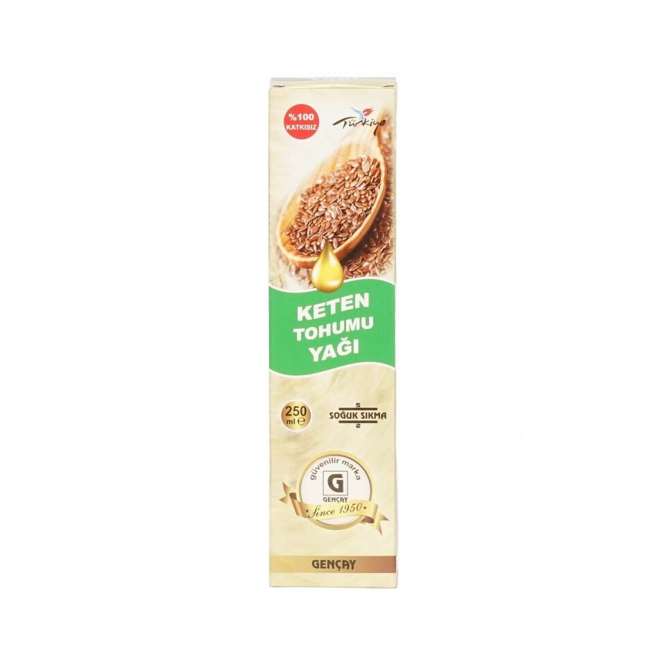 GENÇAY KETEN TOHUMU YAĞI 250 ML