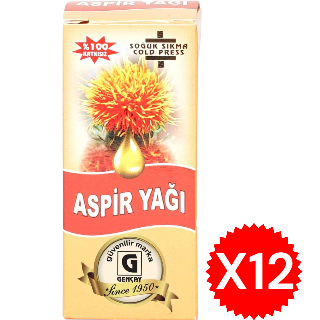 GENÇAY ASPİR YAĞI 50 ML X12