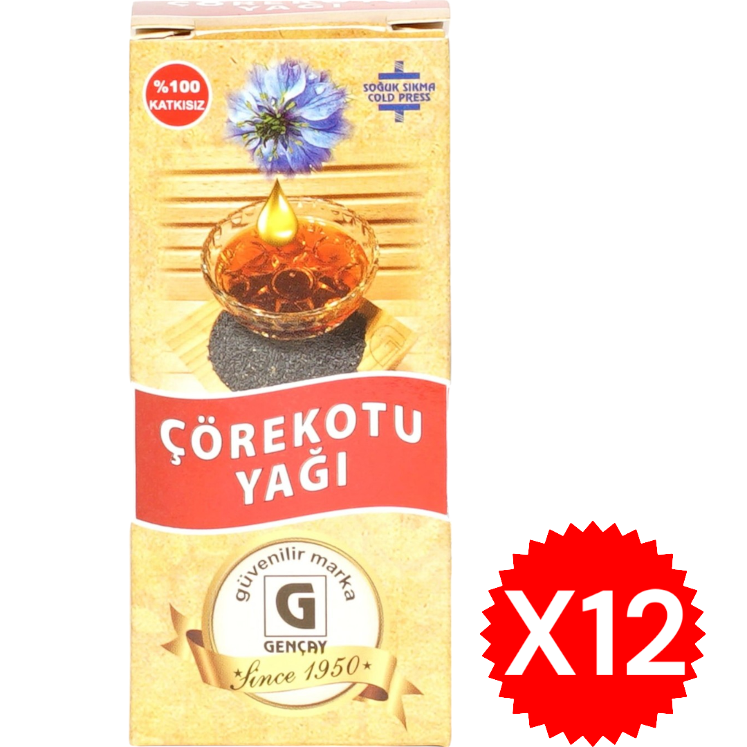 GENÇAY ÇÖREKOTU YAĞI 50 ML X12