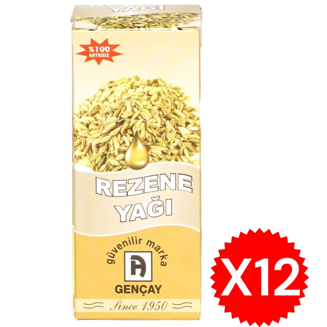 GENÇAY  REZENE YAĞI 20 ML X12