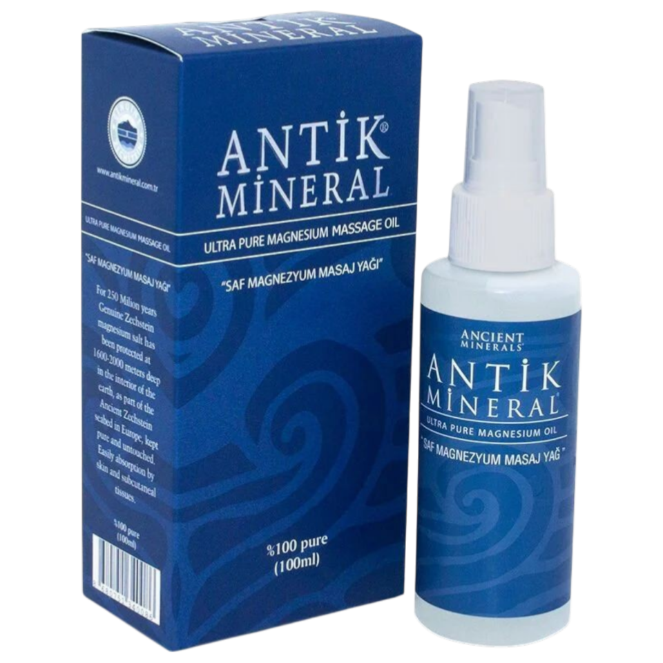 Antik Mineral Saf Magnezyum Masaj Yağı (100ml) 1Adet