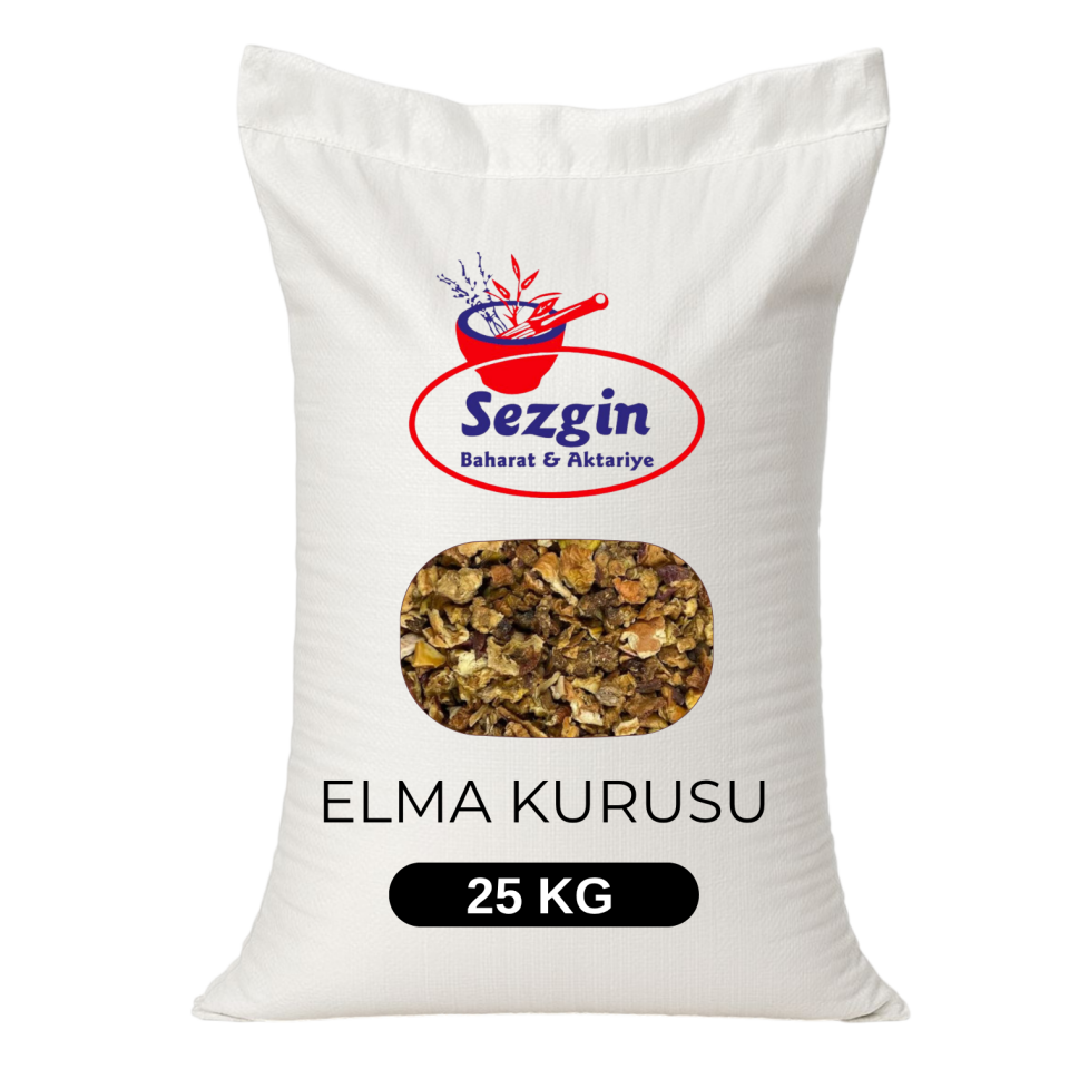 Sezgin Baharat Toptan Elma Kabuğu Kurusu 25KG