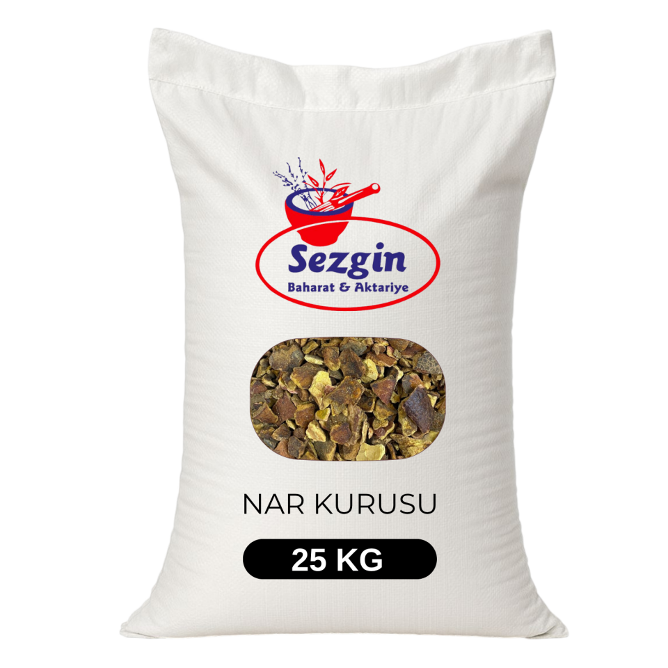 Sezgin Baharat Toptan Nar Kabuğu Kurusu 25 KG