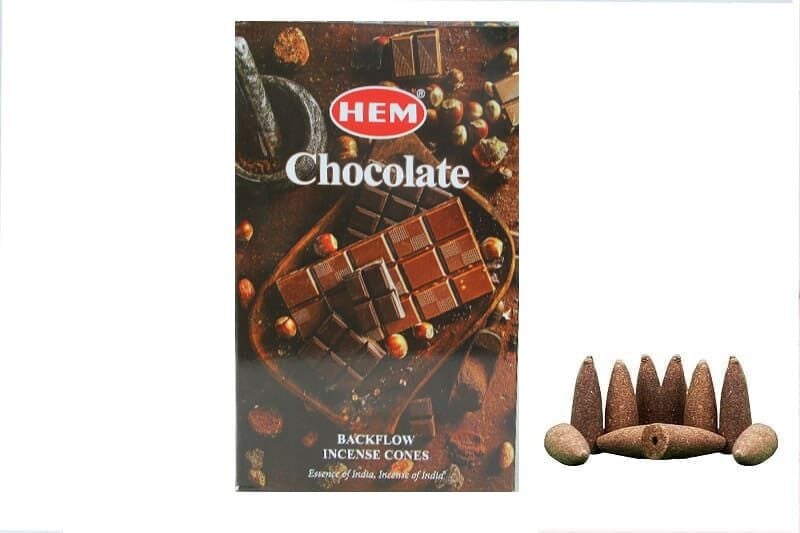 Chocolate Back Flow Cones 10'lu X12Adet