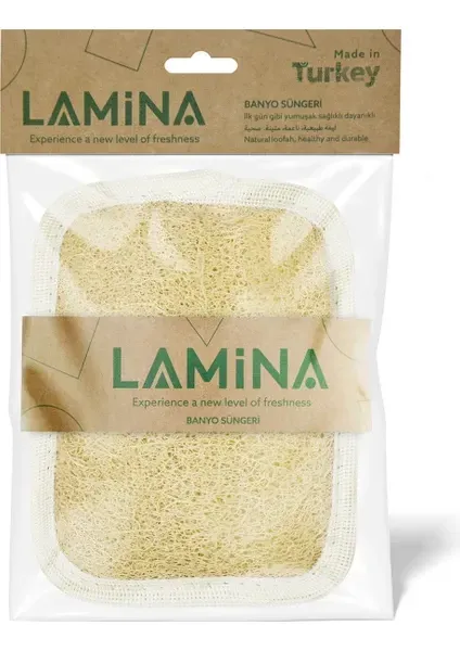 Lamina Dikdörtgen Loofah Kabak Lifi X12 ADET