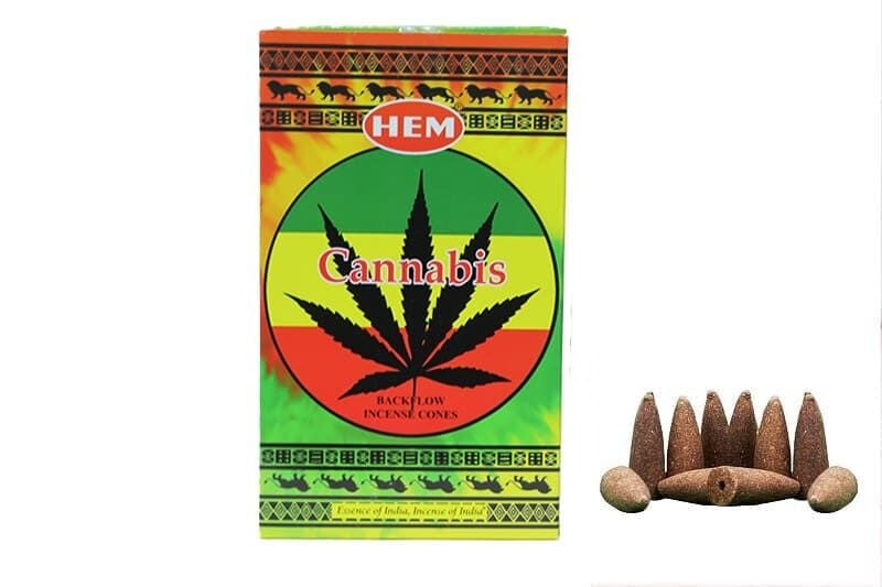 Cannabis Back Flow Cones 10'lu X12Adet