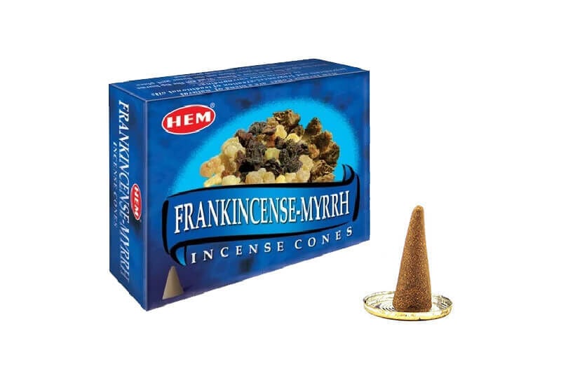 Frankincense Myrrh Cones X12Adet