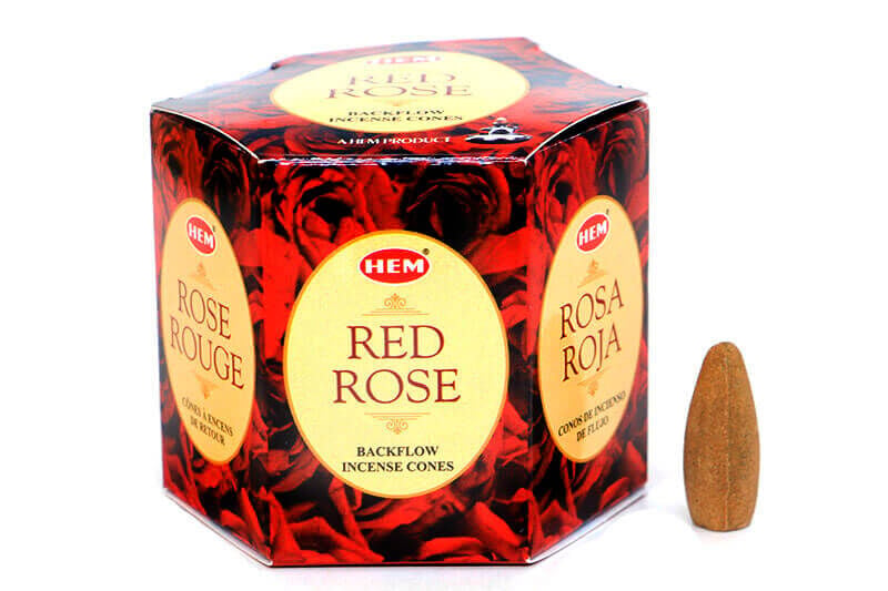 Red Rose Back Flow Cones 40'lı