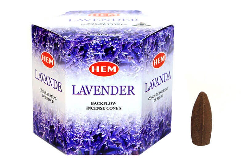 Lavender Back Flow Cones 40'lı