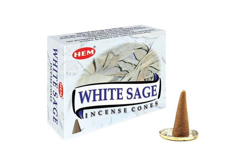 White Sage Cones X12