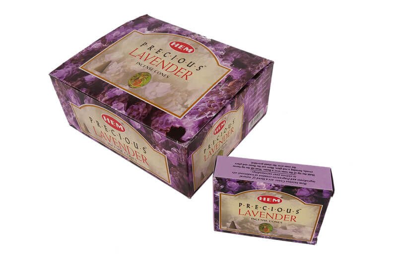 Precious Lavender Cones X12