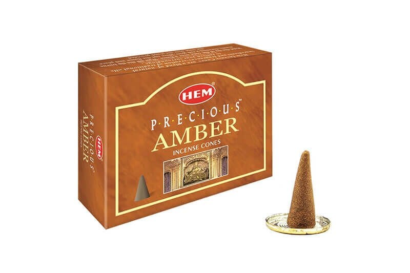 Precious Amber Cones X12