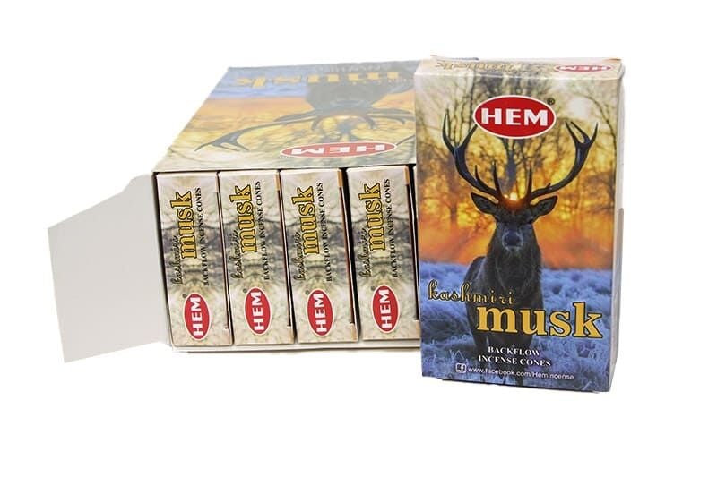 Kashmiri Musk Back Flow Cones 10′lu Geri Akış Tütsü X12