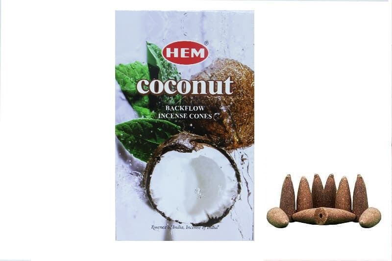 Coconut Back Flow Cones 10′lu Geri Akış Tütsü