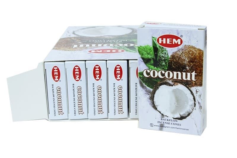 Coconut Back Flow Cones 10′lu Geri Akış Tütsü