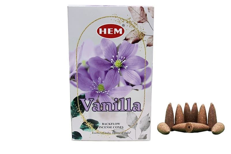Vanilla Back Flow Konik Tütsü 10′lu. Geri Akış Tütsü X12