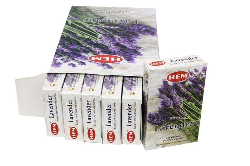 Lavender Back Flow Konik Tütsü 10′lu. Geri Akış Tütsü X12