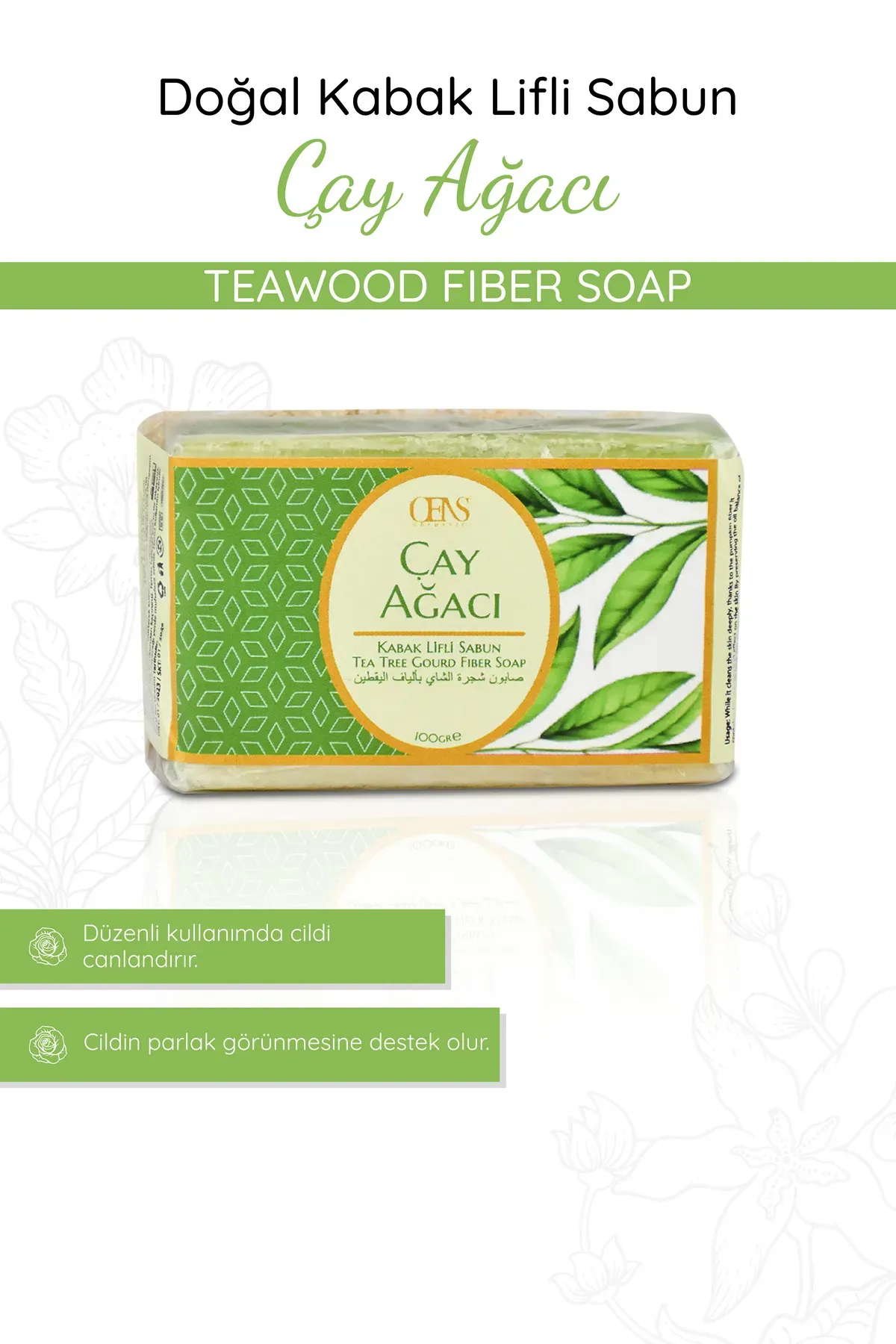 Kabak Lifli Çay Ağacı Sabunu  100g