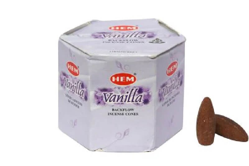 Vanilla Back Flow Cones 40'lı