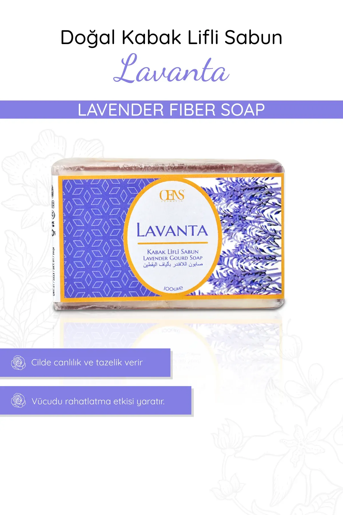 Kabak Lifli Lavanta Sabunu 100 gr