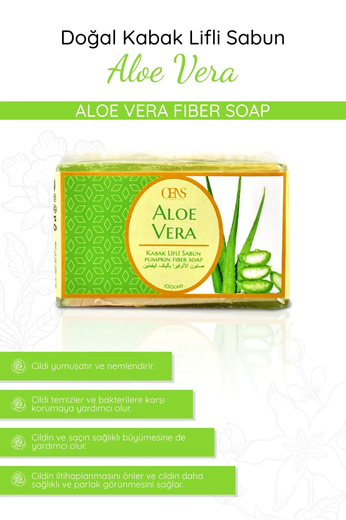 Kabak Lifli Aloe Vera Sabunu  100gr