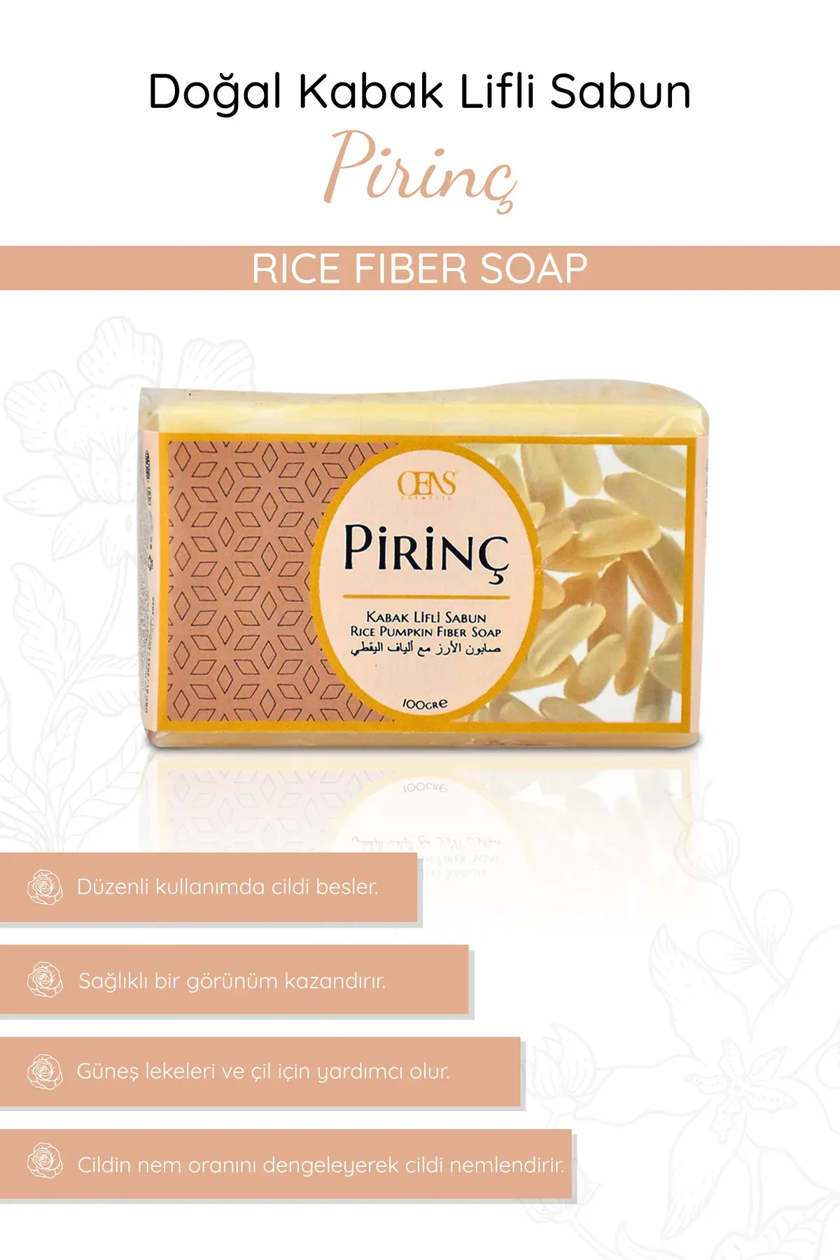 Kabak Lifli Pirinç Sabunu 100 gr