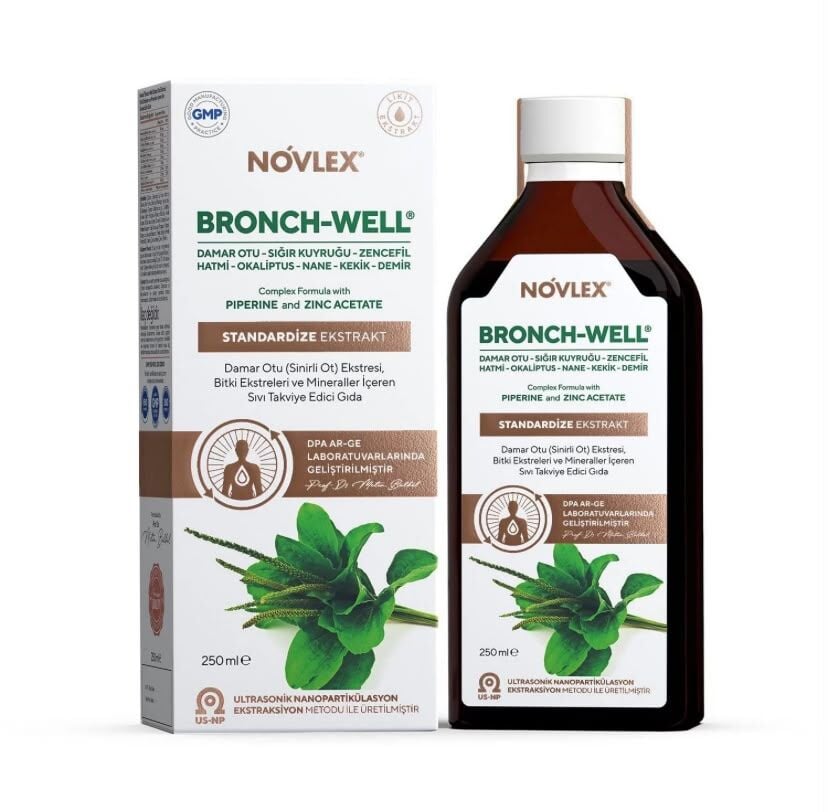 NOVLEX BRONC WELL DAMAR OTU EKSTRESİ 250 ML