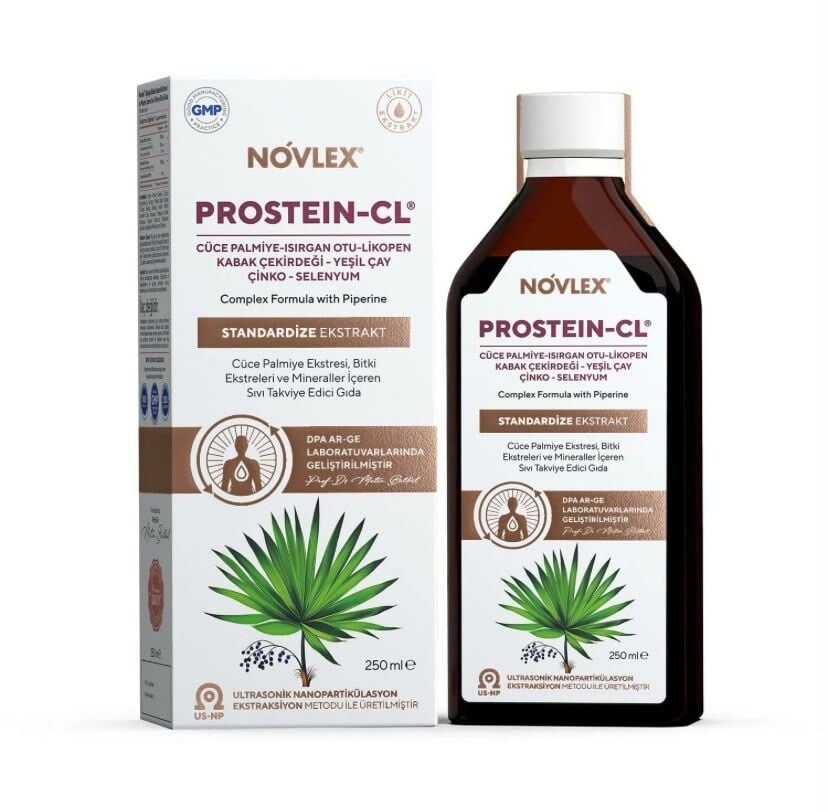 NOVLEX PROSTEİN CÜCE PALMİYE VE BİTKİ EKSTRESİ 250 ML