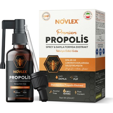NOVLEX PREMİUM SIVI PROPOLİS 20 ML