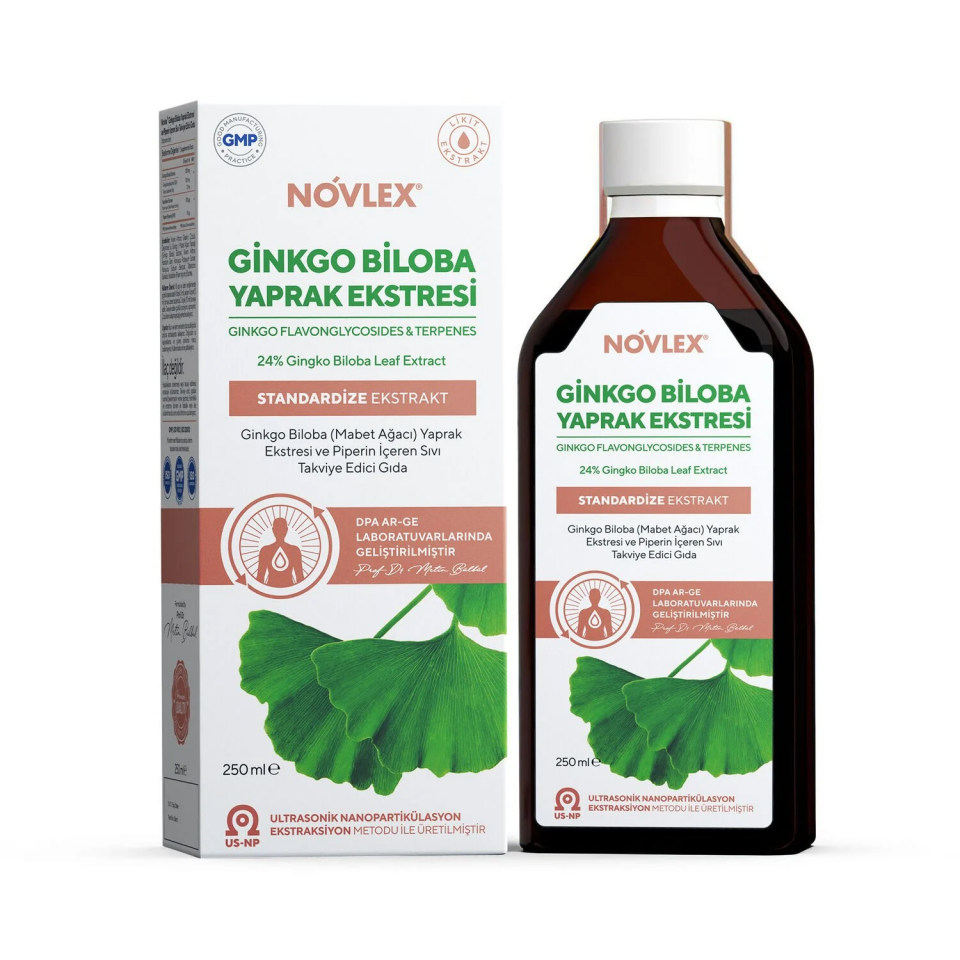 NOVLEX GİNKGO BİLOBA EKSTRESİ 250 ML