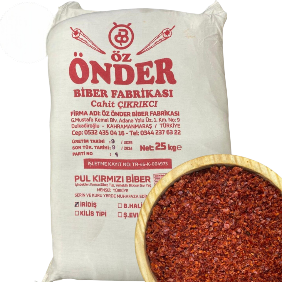 Önder Toptan İridiş Biber 25KG