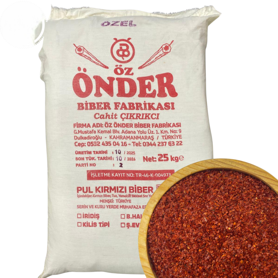 Önder Özel İpek Biber 25KG