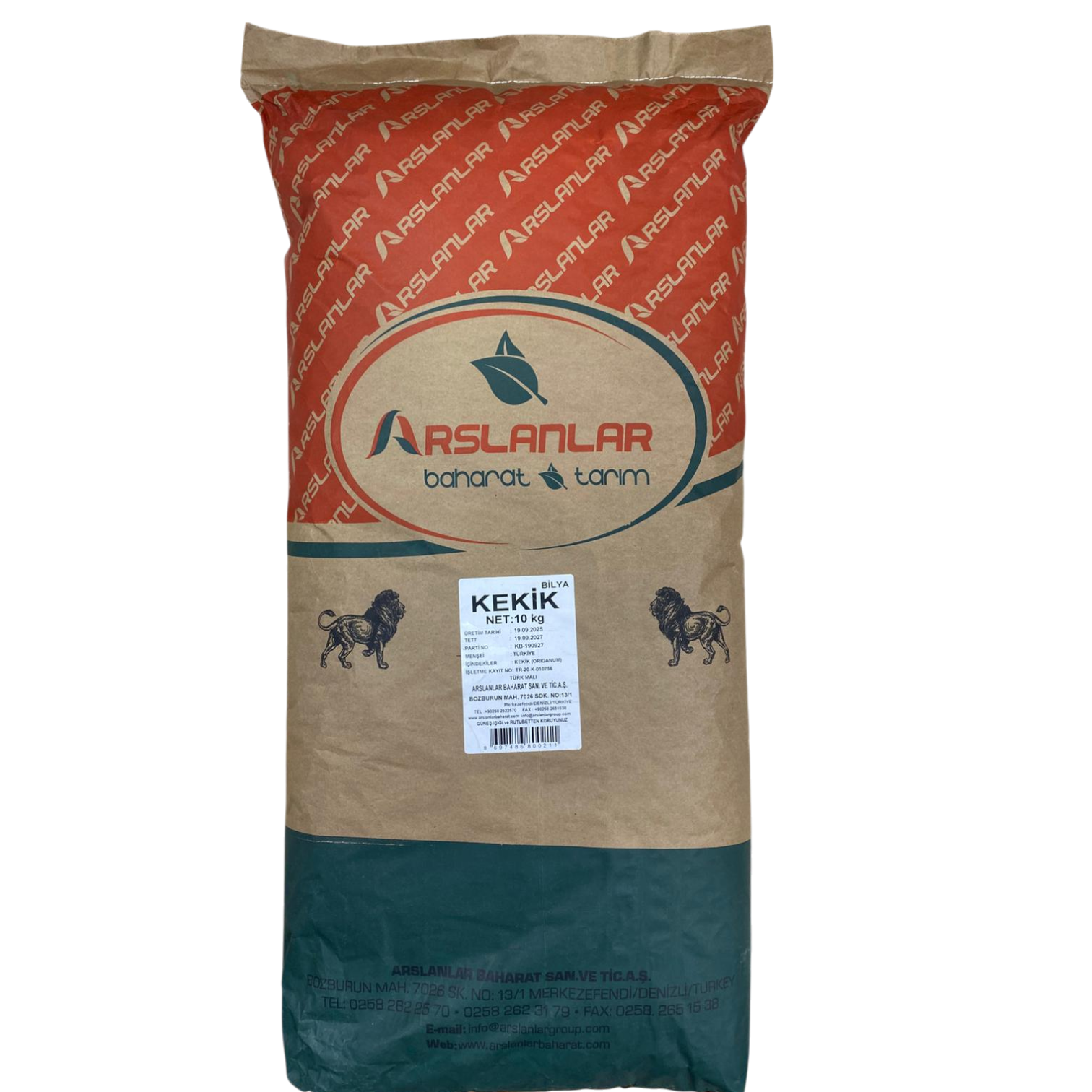 Arslanlar Toptan Bilya Kekik 10KG