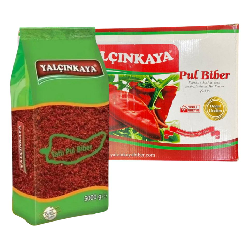 Yalçınkaya Toptan Tatlı Pulbiber 20 KG