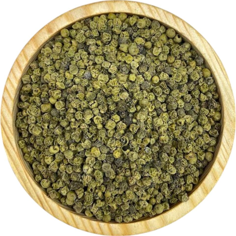 Sezgin Baharat Toptan Tane Yeşilbiber - Yeşil Karabiber 1KG