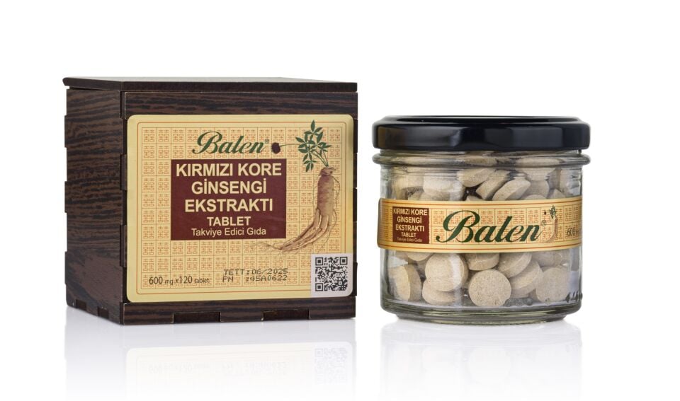 Balen Kırmızı Kore Ginsengi Ekstraktı Tablet