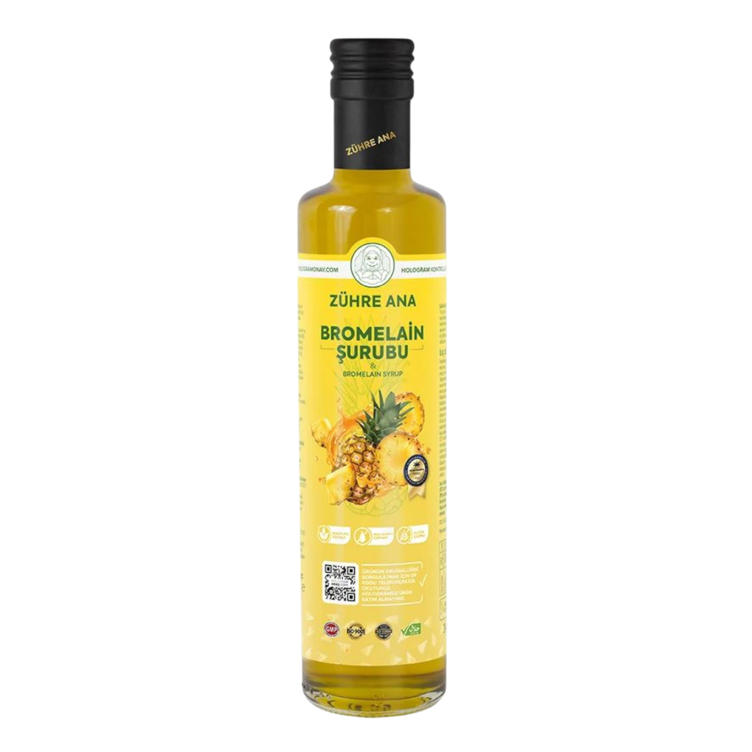 Toptan  Zühre Ana Bromelain Şurubu 250ml  18Adet