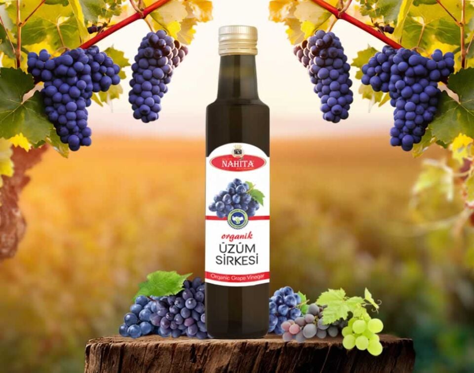 Organik Üzüm Sirkesi 12 Adet