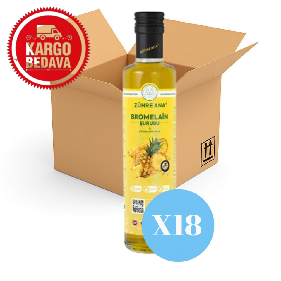 Zühre Ana Bromelain Şurubu  Net Miktar: 250ml