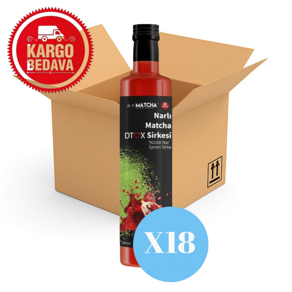 Narlı Matcha Detox Sirkesi, 250 ML