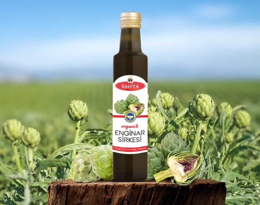 Organik Enginar Sirkesi 12 Adet